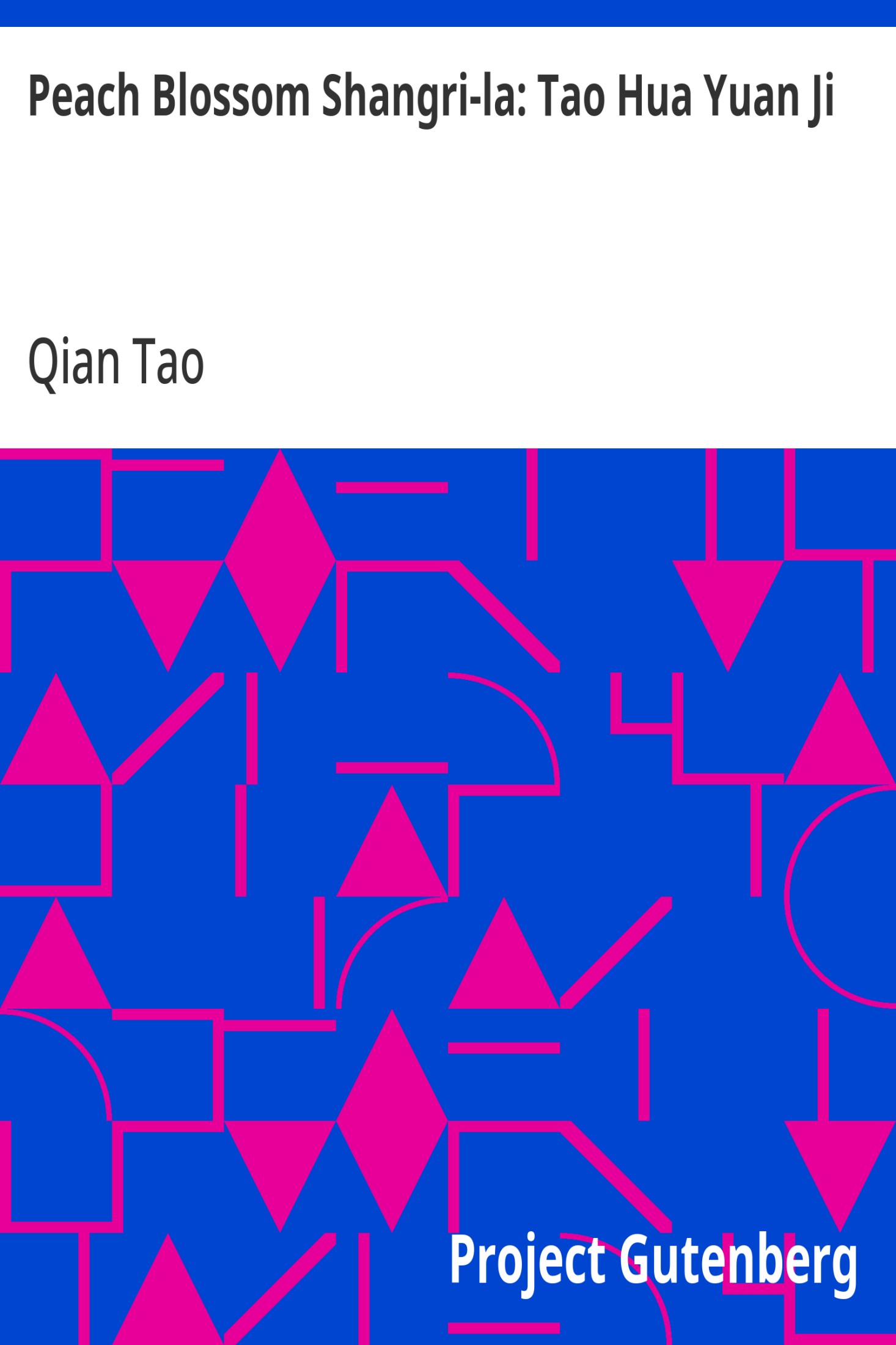 Peach Blossom Shangri-la: Tao Hua Yuan Ji · 电子书内封面